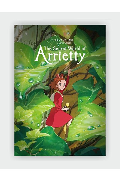 fırsatlar diyarı The Secret World of Arrietty-Aşırıcılar Studio Ghibli Anime Duvar Posteri - Kalın Kağıt - Çerçevesiz
