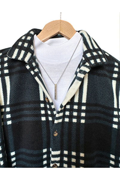 MİRMARONİ Чоловіча сорочка з коміром оверсайз з бавовняної тканини