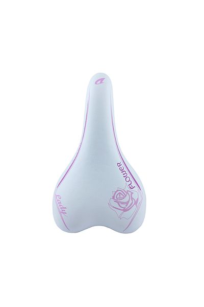 HSGL Bicycle Saddle Flower White Pink Child Saddle ddk SLE 242