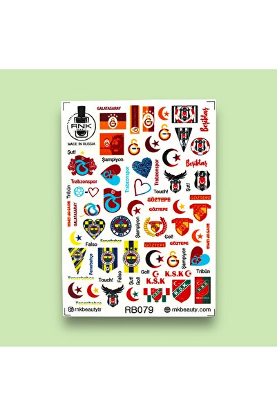 RONIKI RONİKİ SU TRANSFER NAİL ART STİCKER