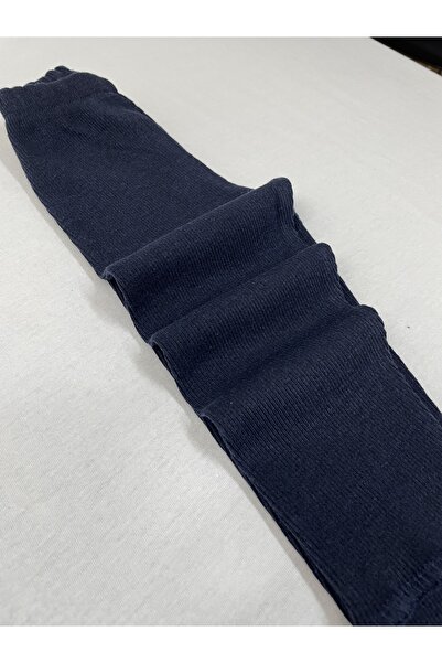 Berat moda Elastično Rebrasto Tkanina tamnoplave dječje helanke