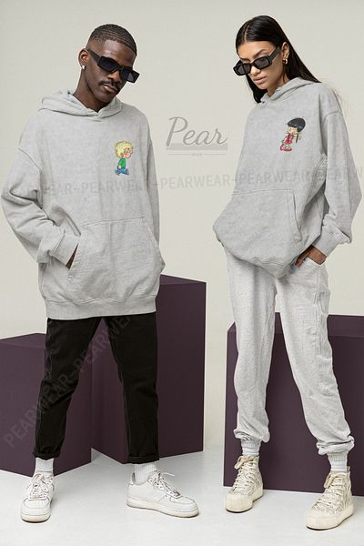 Pear Wear Cedric Chen Printed Lover Team Oversize Unisex φούτερ