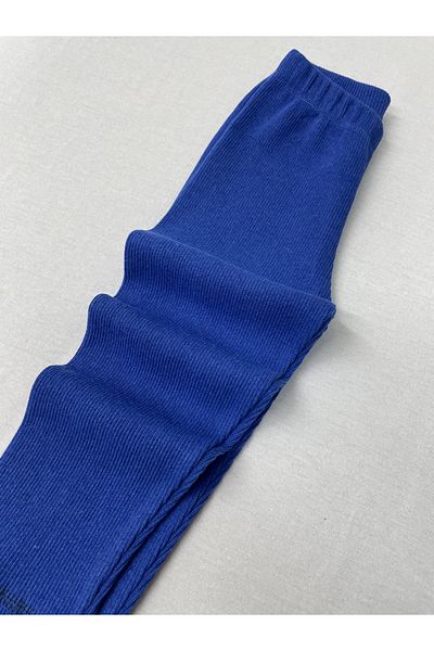 Berat moda Jambiere pentru copii flexibile din twill Saks Blue