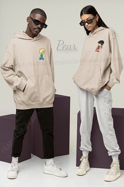 Pear Wear Cedric Chen Printed Lover Team Oversize Unisex φούτερ