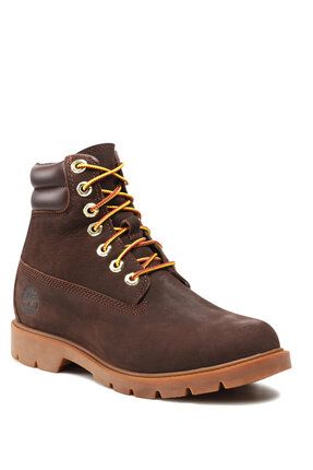 Timberland 6 inch double collar boots medium brown hotsell