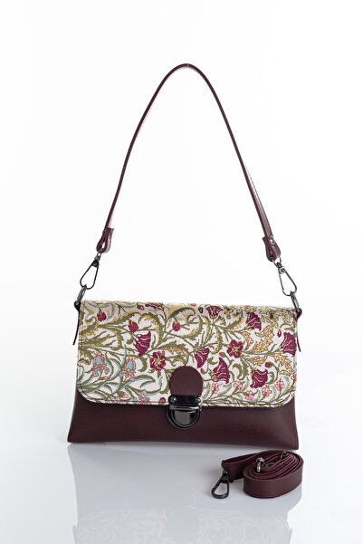 MOTTİF İSTANBUL Dokuma Deri Kadın El Omuz Çanta Mottif Istanbul Otantik 1036