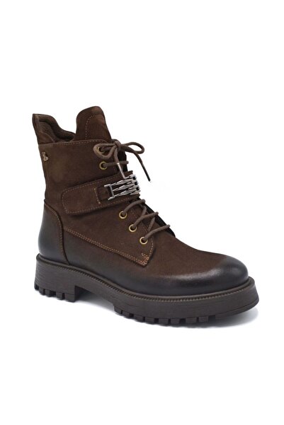 Venüs Kadın Postal Deri Bot Kahve 2052609K