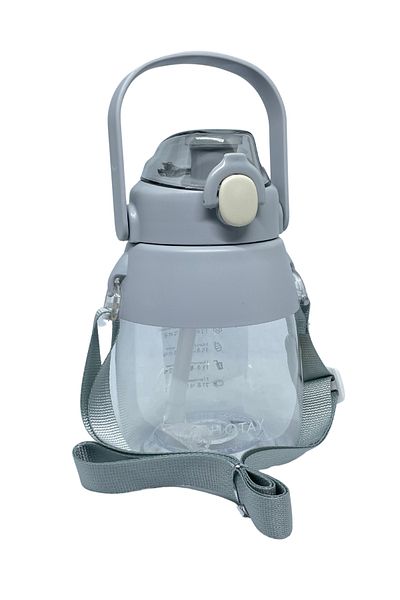 Shotay 1000ml Hanging Flask with Locked Lid and Straw Does Not Cause Smell and Leakage
