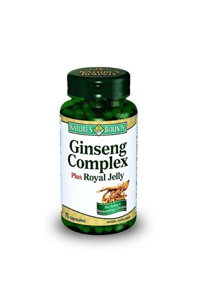 Nature's Bounty Ginseng Complex Plus Royal Jelly 75 Kapsül