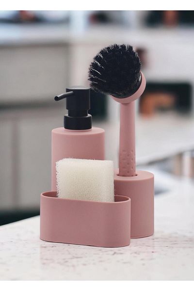 The Mia THE MIA ROUND LIQUID SOAP DISPENSER PINK