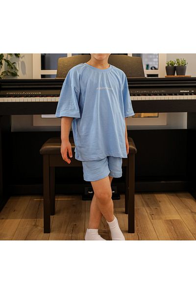Dennis Denise Tricou oversize Pantaloni scurți Set copii unisex