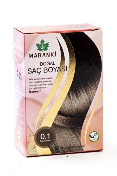 MARANKİ Doğal Saç Boyası ( Açık Kahve )