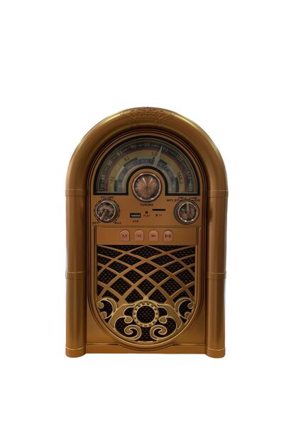 ESİKAR Nostaljik Radyo R-1950- BT Bluetooth Usb Sd, FM, AM, SW