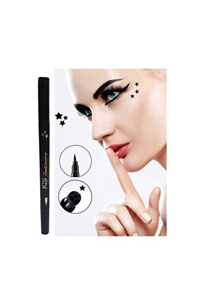Roesia Rose Bir Tarafı Kalem Bir Tarafı Yıldız Figürlü Eyeliner