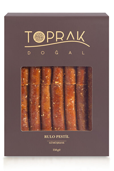 Toprak Doğal Rulo Pestil 300 G Gümüşhane - Fındık Ezmeli Rulo Sarma Pestili -...
