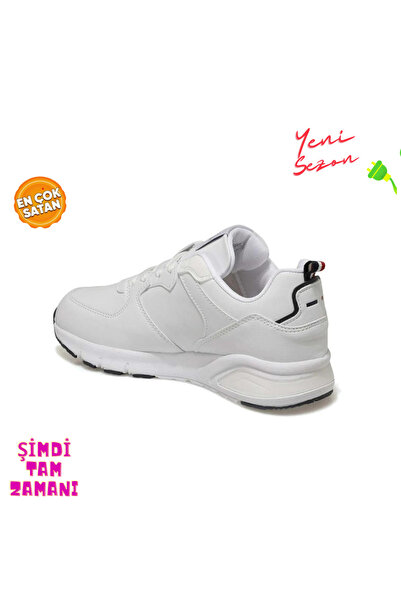 U.S. Polo Assn. U.S. Polo Assn. Ortopedik Vance Wmn Unisex Beyaz - Siyah Günlük Spor Ayakkabı