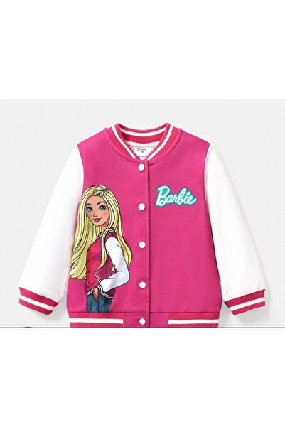 KUZUCUK KİDS35 BARBİE DETAYLI KIZ ÇOCUK KOLEJ CEKET
