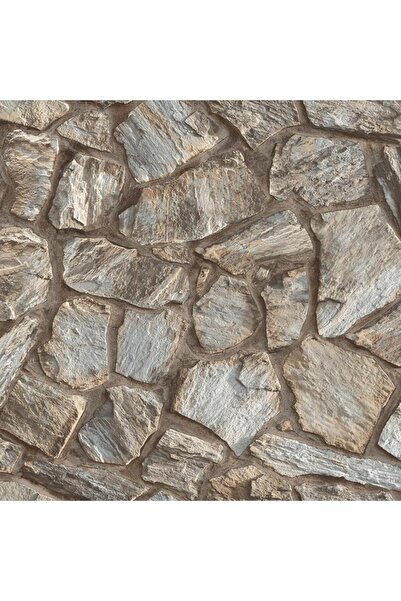 Adawall ROKA/ KAHVERENGİ KESİK TAŞ DESEN DUVAR KAĞIDI 23114-2