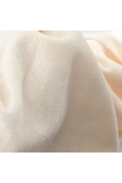 LinaByUgurr Κρεμ υψηλής ποιότητας ύφασμα φλις που δεν ραφτάει, πλάτος 180cm (1 ΤΕΜΑΧΙΟ=1 ΜΕΤΡΟ)