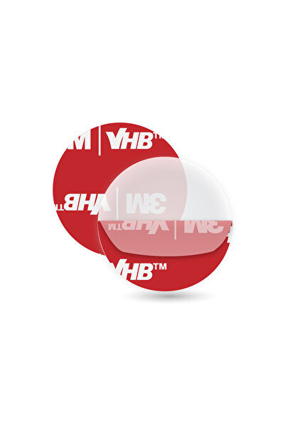 3M Vhb 20 Adet Şeffaf Çift Taraflı Bant Çap:40mm Et:1mm