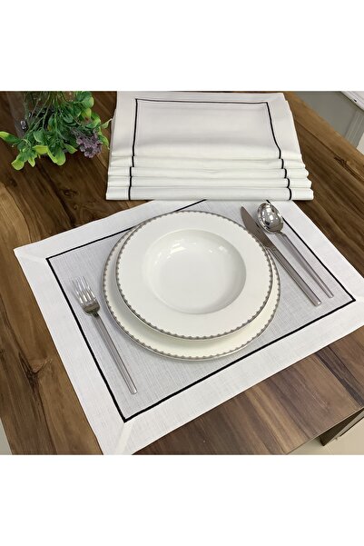 OYA home مجموعة الخدمة الأمريكية المفصلة من بلاك بيكو - 8 قطع