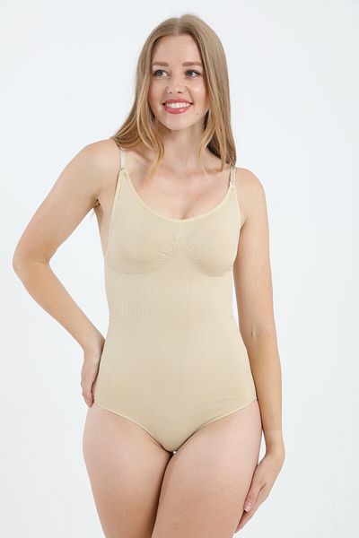 Fitsauna FIT SAUNA Body Firming Bodysuit Corset with Hooks at the Bottom