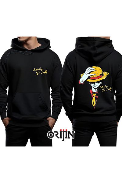 Tisho One Piece Trafalgar D. Water Law Sar siyah Orjinal Reglan Hoodie Unisex Sweatshirt Fiyat Yorumlar Trendyol