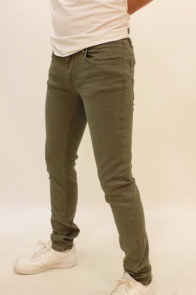 Twister Jeans Ανδρικό τζιν παντελόνι Panama 675-04 Green Lycra Slim Fit με υφή