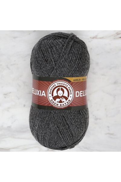 Ören Bayan Oren Deluxia Hand Knitting Yarn 100 GR Color 009 Smoke Grey