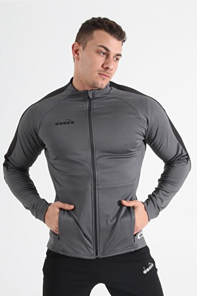 Diadora Mundial 21 Camping Tracksuit Single Top Anthracite