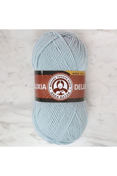 Ören Bayan Deluxia Νήματα Πλεκτομηχανής Χεριών 100 gr Χρώμα 135 Ice Blue