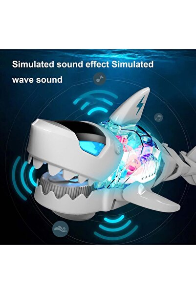 LRS STORE Baby Shark Işıklı Sesli Hareketli Mekanik Köpekbalığı Oyuncak Yükse...