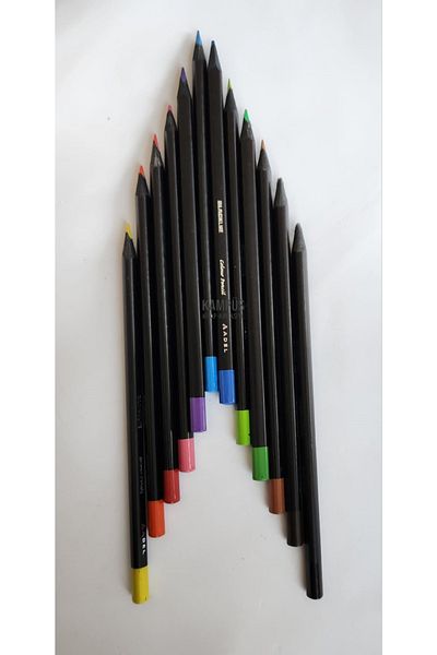 Adel Blackline 12 Colors Dry Paint Cardboard Box