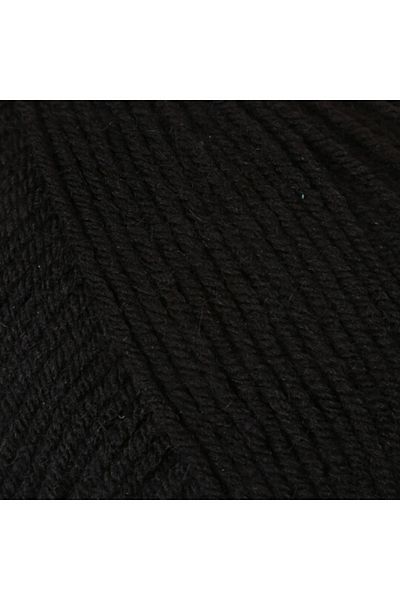 Ören Bayan 100 g Εικονικό Μαύρο Νήμα Πλεκτομηχανής Deluxia