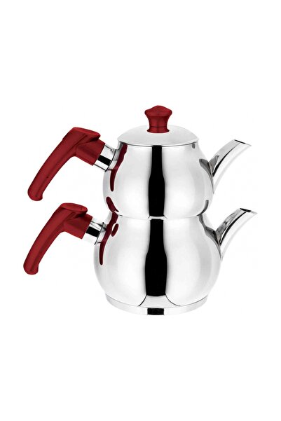 Taç Mini Dem Çaydanlık Kırmızı