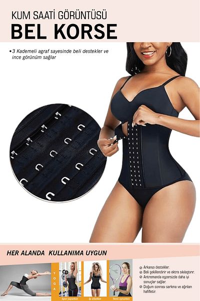 SAUNA SUIT Corset unisex Bleach Latex - Aspect de clepsidră pentru slăbire a taliei și modelare a corpului