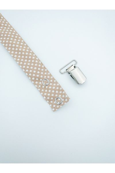 Le Petite Histoire Pacifier Hanger - Pacifier Chain 100% Cotton - Washable