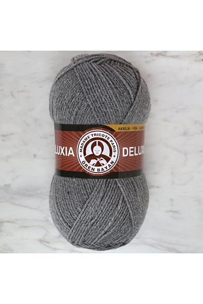 Ören Bayan Deluxia Hand Knitting Yarn 100 Gr Medium Gray