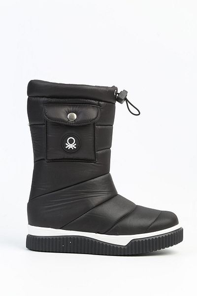 Benetton ® |   BN-50026 - 3256 Black - Ghete de damă