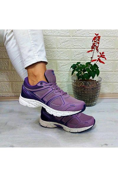 Kinetix Arıon Dried Rose-Purple Color Athletic Running Sneakers