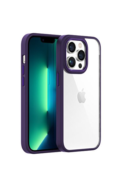 Buff iPhone 13 Pro Max New Air Bumper Kılıf Purple