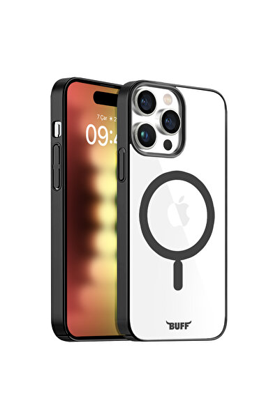 Buff iPhone 15 Pro MagSafe Slim Fit Kılıf Black