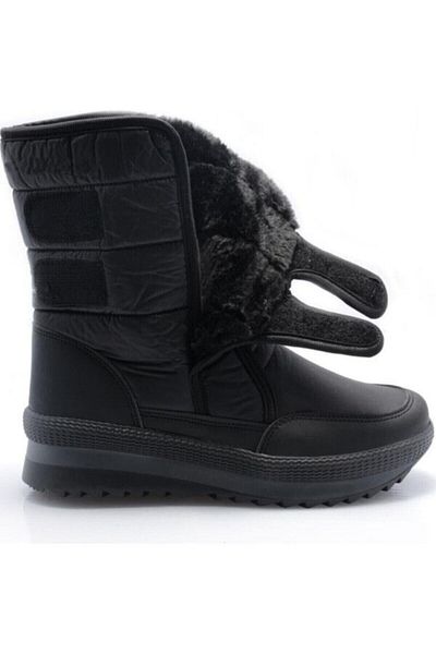Alves Unisex Μαύρες Neo Inner Thermal Snow Boots
