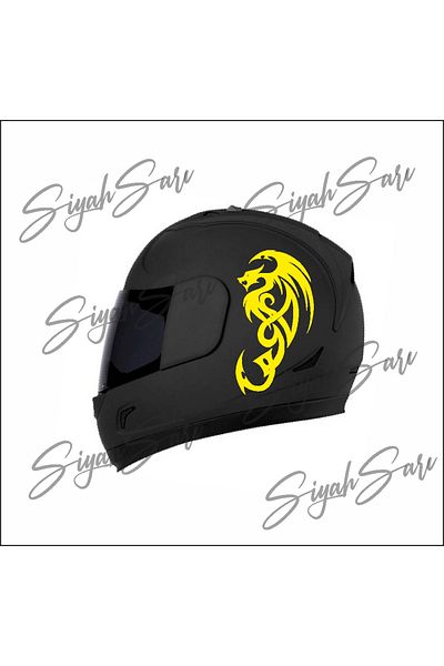 S&S HEDİYELİK EŞYA Autocolant pentru cască de motor Dragon Motors Autocolant pentru motor de motocicletă Autocolant din folie
