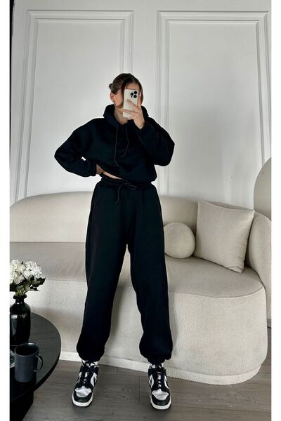 modabetce Raina Şardonlu 3 Thread Cotton 2 Piece Set