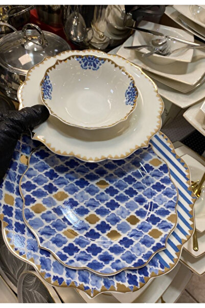 Kosova BONE PORSELEN 24 PARÇA 6 KİŞİLİK YEMEK TAKIMI