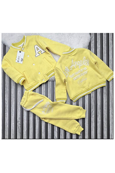 MİLANO KİDS سترة الكلية أعلى وأسفل مجموعة الشتاء