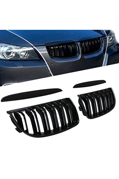 OEM BMW 3 SERİSİ E90 M3 Uyumlu PANJUR PARLAK SİYAH BÖBREK SAĞ SOL 2005-2008