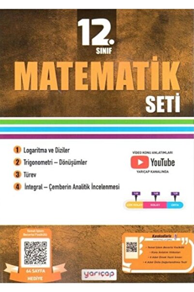 YARIÇAP YAYINCILIK YarıÇap Yayınları 12. Sınıf Matematik Seti