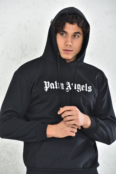blackjack giyim Hanorac cu glugă Blackjackgiyim Black Palm Angels